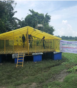 loating Shelter in Majuli 2019